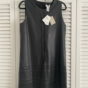 Women’s Faux Leather Dress- Size 6